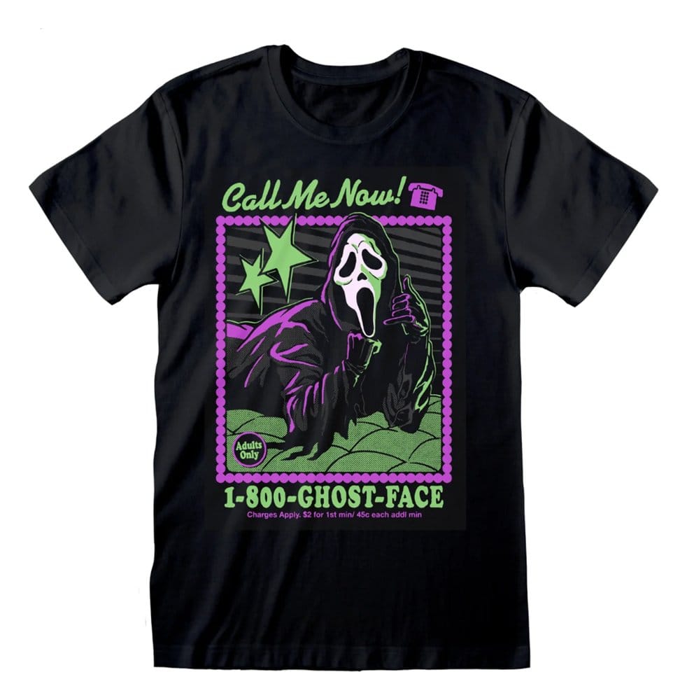 Steven Rhodes T-Shirt Ghostface x SR 1800 Black Größe M