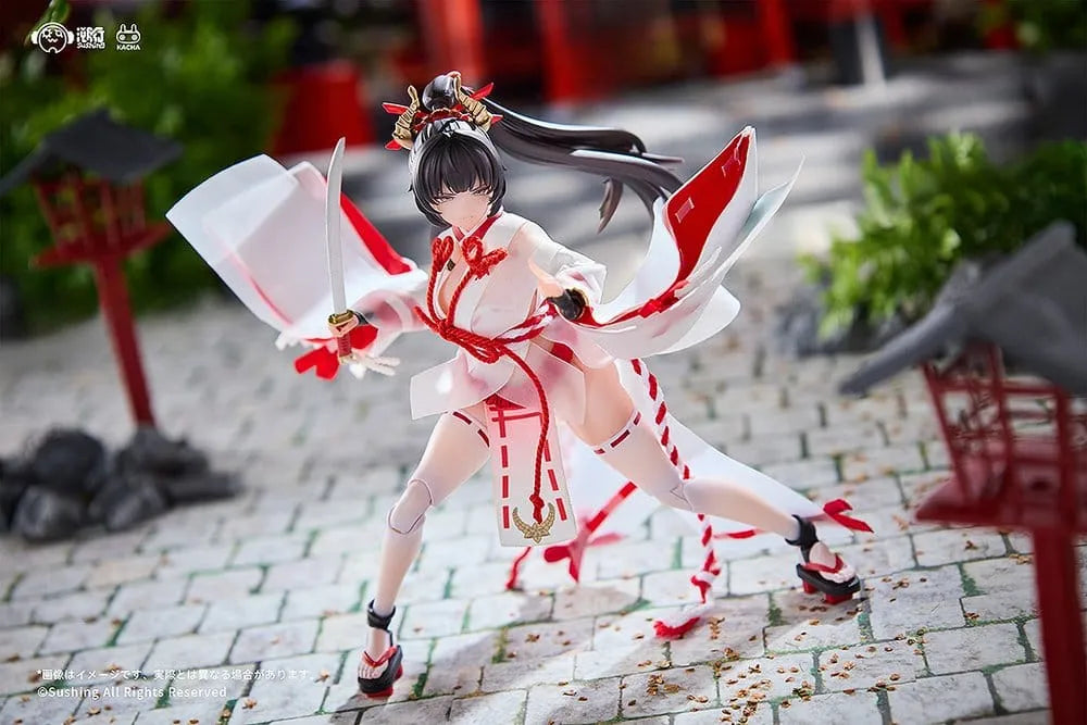 Combat Priestess Actionfigur 1/12 Sakura Uefuji 15 cm