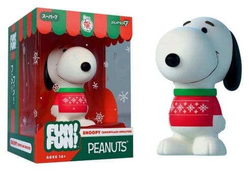 Vintage Peanuts Fun! Fun! Minifigur Wave 03 Holiday Snoopy (Snowflake Sweater)