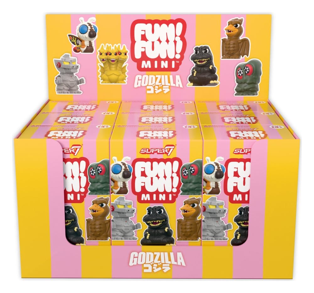Godzilla Toho Fun! Fun! Minifiguren Wave 01 Blind Box Display (9)