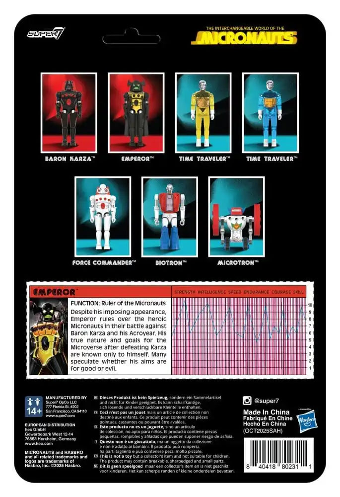 Micronauts ReAction+ Actionfigur Wave 03 Emperor 10 cm
