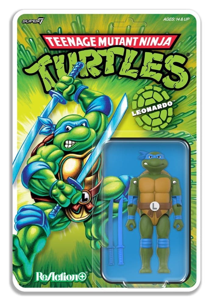 Teenage Mutant Ninja Turtles ReAction+ Actionfigur Wave 02 Leonardo