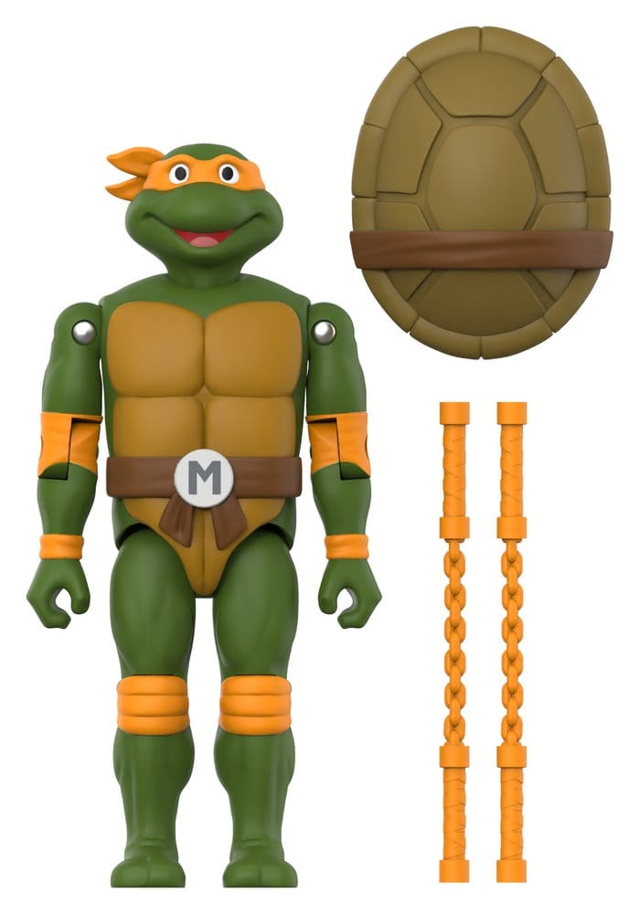 Teenage Mutant Ninja Turtles ReAction+ Actionfigur Wave 02 Michelangelo
