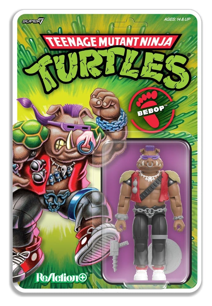 Teenage Mutant Ninja Turtles ReAction+ Actionfigur Wave 02 Bebop