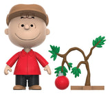 Peanuts ReAction Actionfigur Charlie Brown and Sad Tree (Snow Globe Card Back)