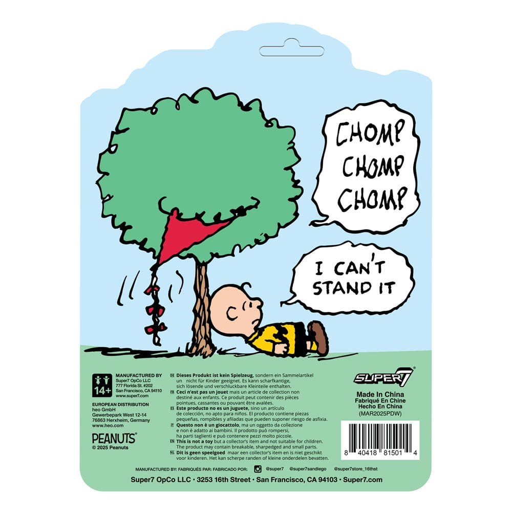 Peanuts ReAction Actionfigur Charlie Brown and the Kite-Eating Tree (Comic Panel) 9 cm