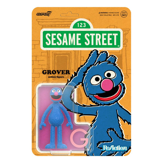 Sesamstraße ReAction Actionfigur Wave 05 Grover 10 cm