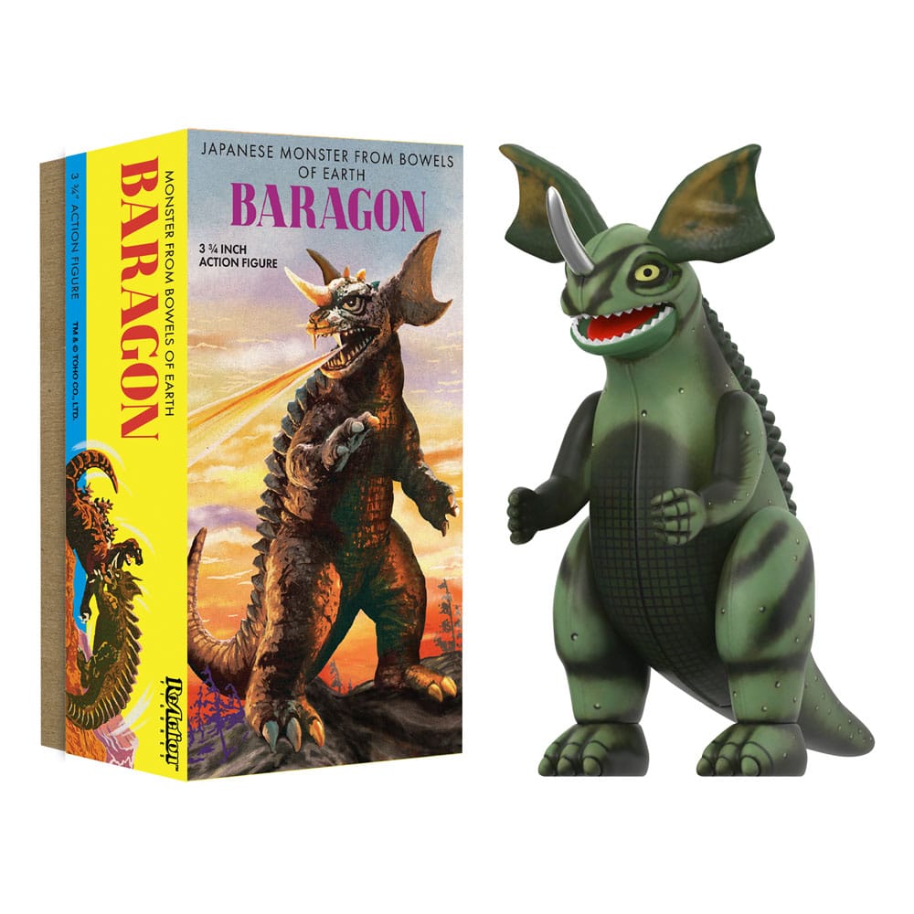 Toho ReAction Actionfigur Wave 01 (Retro Tin) Baragon (Marusan Tin) 10 cm