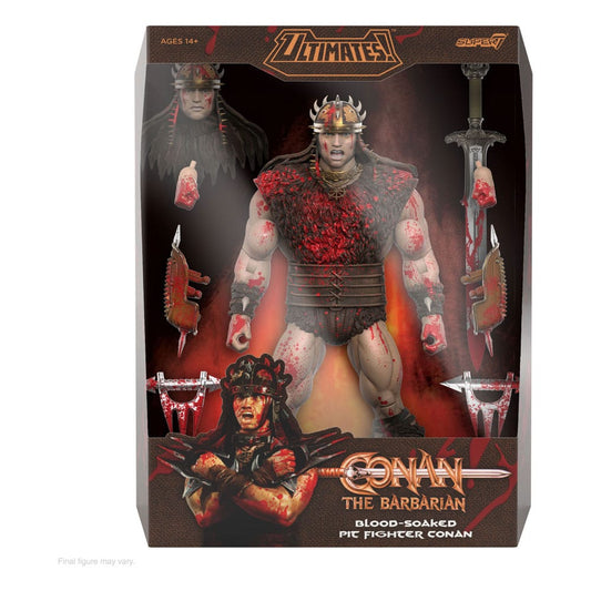 Conan der Barbar Ultimates Actionfigur Conan Blood Soaked Pit Fighter 18 cm