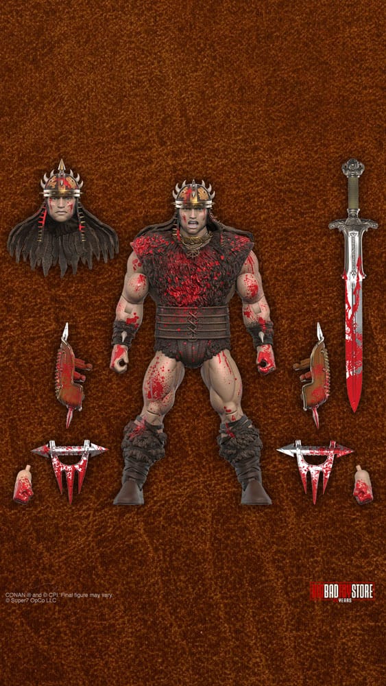 Conan der Barbar Ultimates Actionfigur Conan Blood Soaked Pit Fighter 18 cm