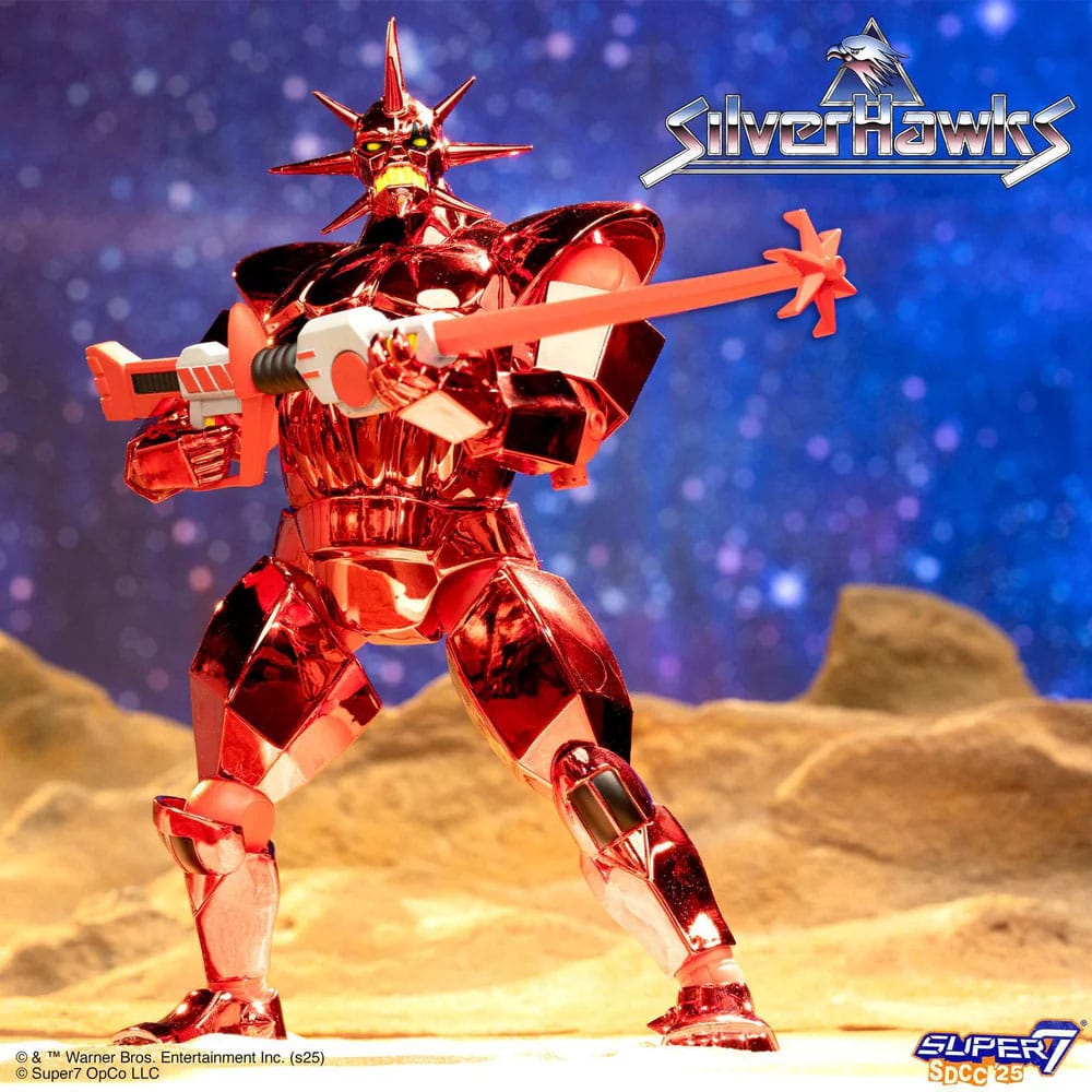 SilverHawks Ultimates Actionfigur Mon*Star Metallic Vac Metal 18 cm