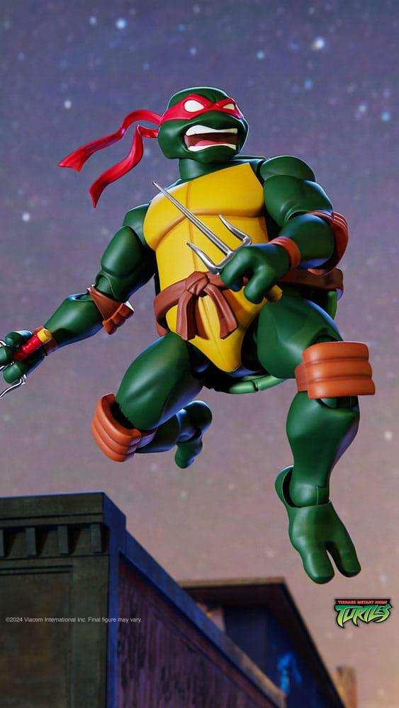 Teenage Mutant Ninja Turtles Ultimates Raphael Animates Series 18 cm - Smalltinytoystore