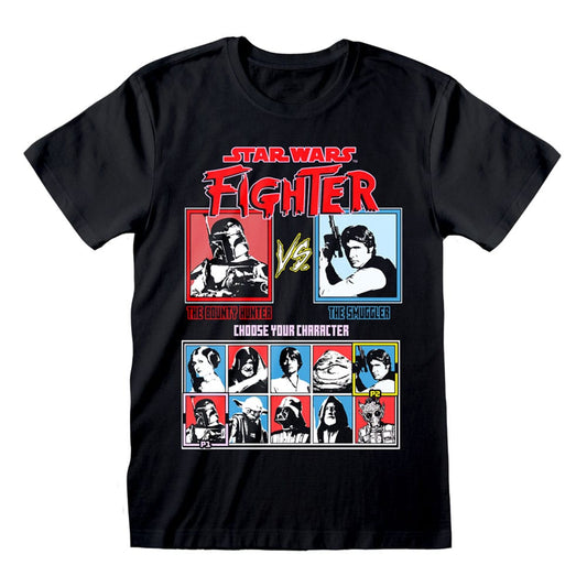 Star Wars T-Shirt Vs Screen Black Größe S