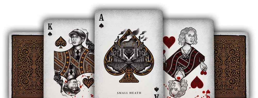 Peaky Blinders Spielkarten Forged In Smoke and Blood