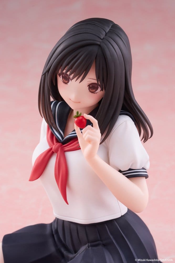 Strawberry 100% Desktop Cute PVC Figur Aya Tojo (School uniform Ver.) 13 cm