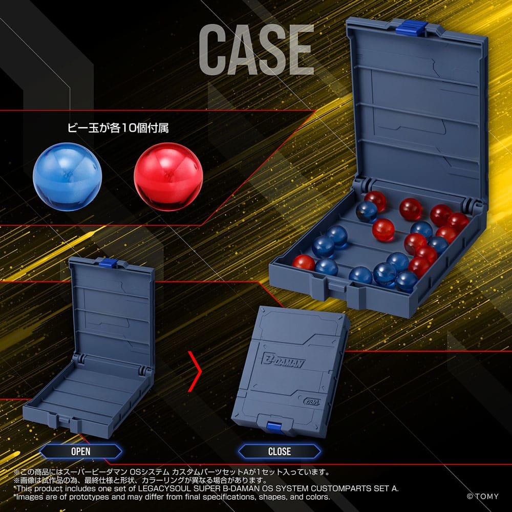 Super B-Daman Legacysoul Zubehör Set Super B-Daman OS Sytsem Custom Part Set A