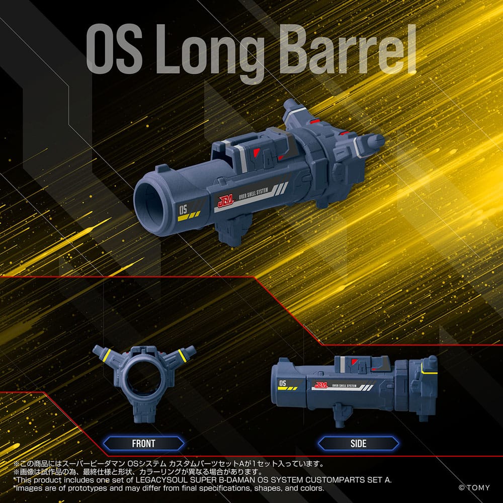 Super B-Daman Legacysoul Zubehör Set Super B-Daman OS Sytsem Custom Part Set A