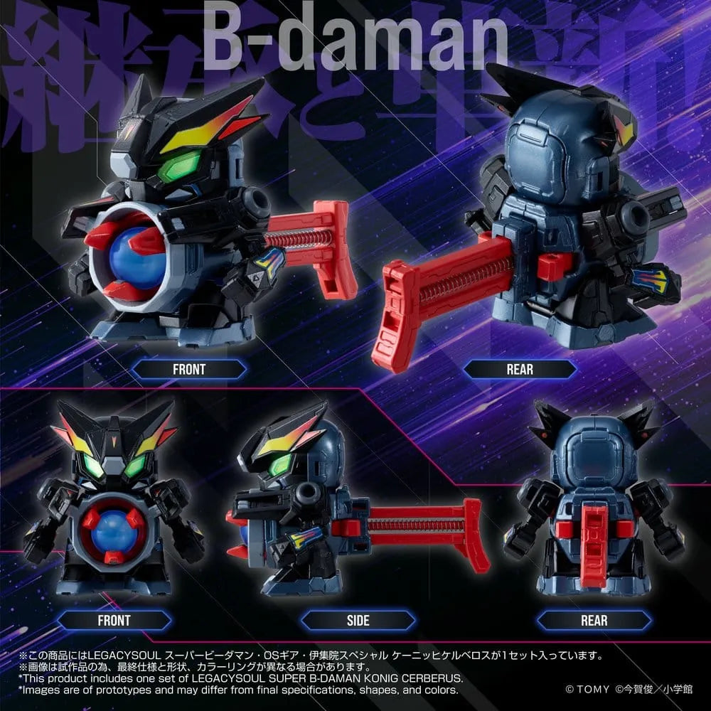 Legacysoul Super B-Daman Actionfiguren Konig Cerberus