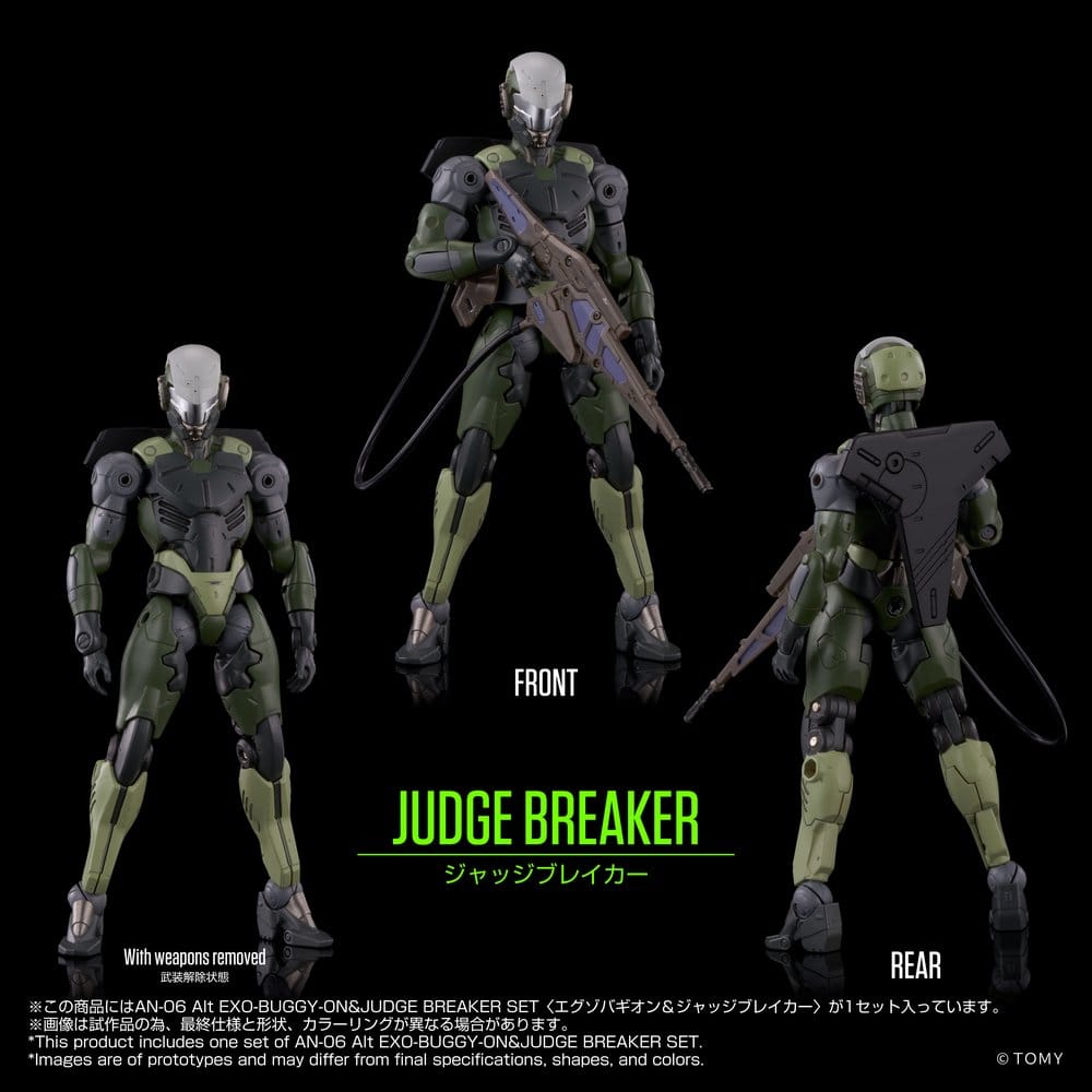 Altered Nano AN-06 Actionfigur Alt Exo-Buggy-On & Judge Breaker Set 16 cm