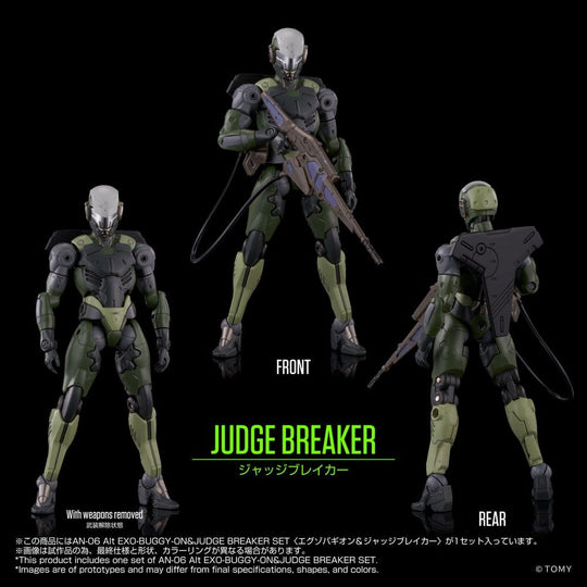 Altered Nano AN-06 Actionfigur Alt Exo-Buggy-On & Judge Breaker Set 16 cm