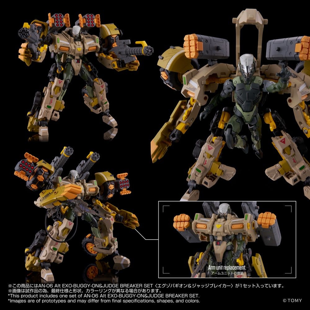 Altered Nano AN-06 Actionfigur Alt Exo-Buggy-On & Judge Breaker Set 16 cm