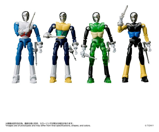 Microman Legacysoul Actionfiguren 4er-Pack SPYM M14X Set