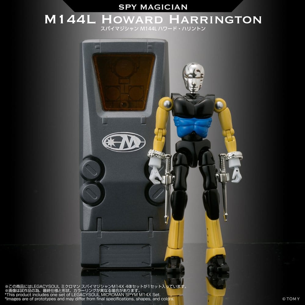 Microman Legacysoul Actionfiguren 4er-Pack SPYM M14X Set