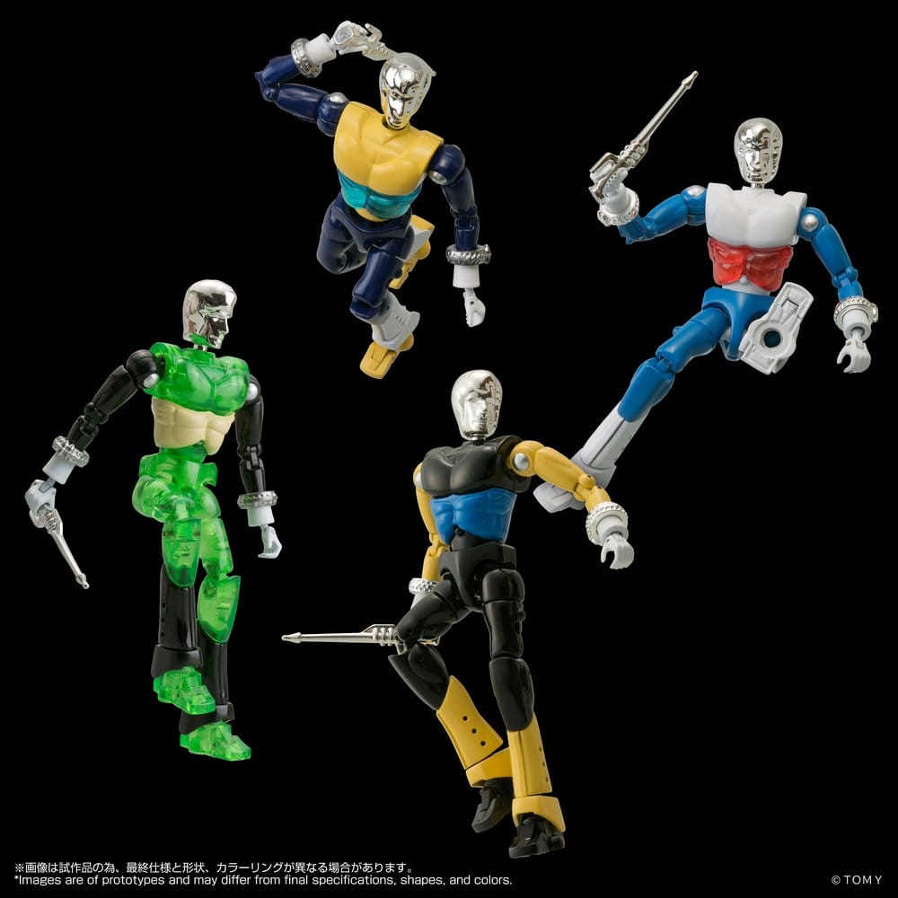 Microman Legacysoul Actionfiguren 4er-Pack SPYM M14X Set