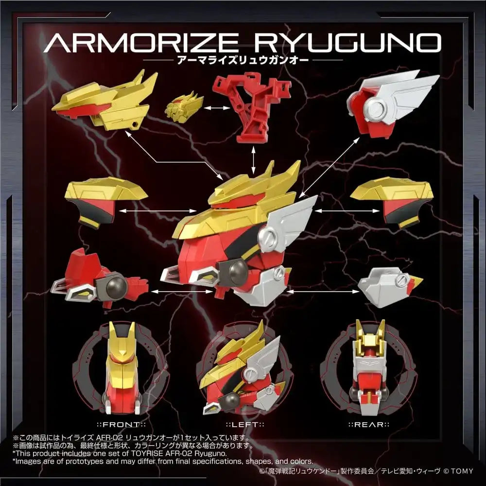 Magic Bullet Chronicles Ryukendo Actionfigur Toyrise Afr-02 Ryuguno 16 cm