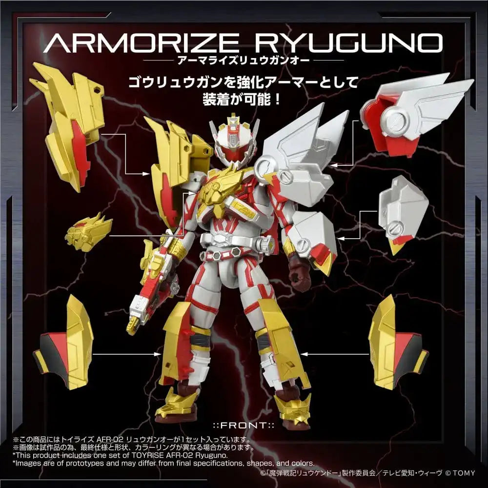 Magic Bullet Chronicles Ryukendo Actionfigur Toyrise Afr-02 Ryuguno 16 cm