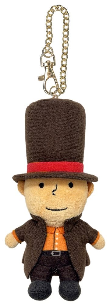 Professor Layton und die Neue Welt des Dampfes Plüsch-Schlüsselanhänger Metall 16 cm