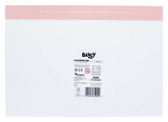 Bluey Malbuch A4 & Sticker Set