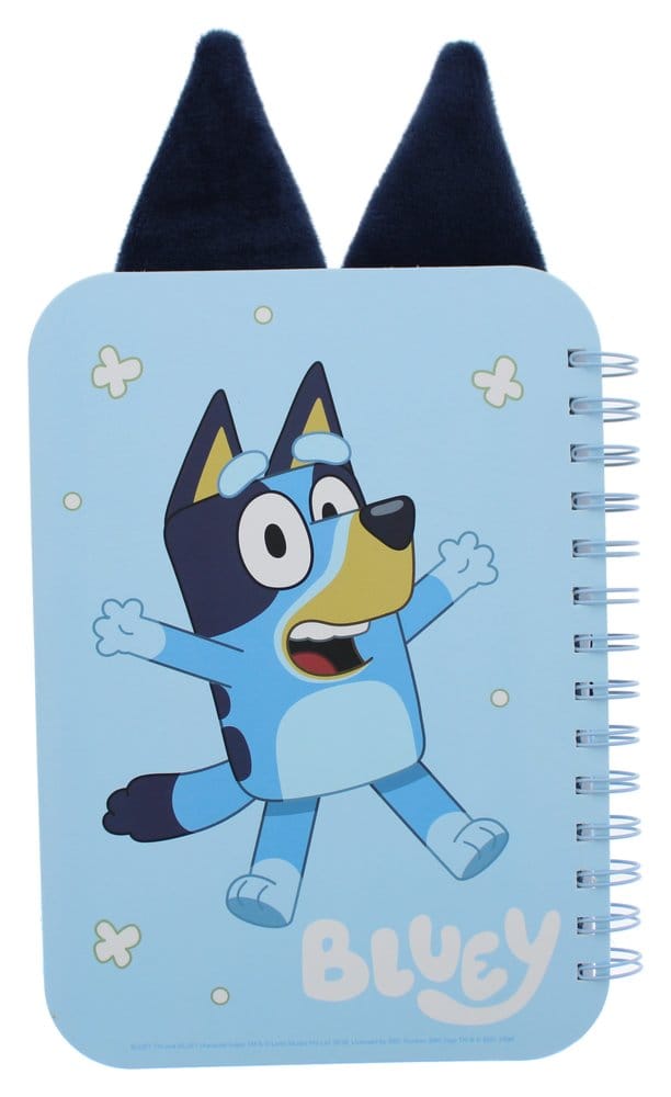 Bluey Plüsch Notizbuch Blau