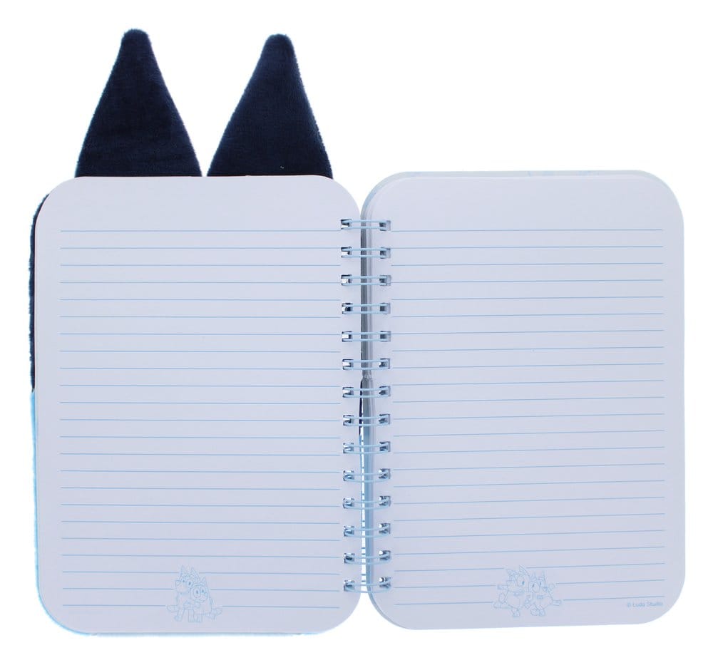 Bluey Plüsch Notizbuch Blau