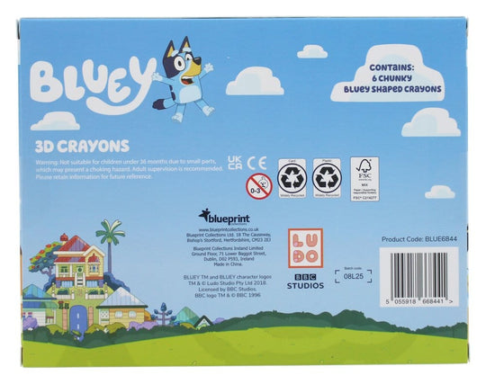 Bluey Wachsmalstifte 6er-Pack