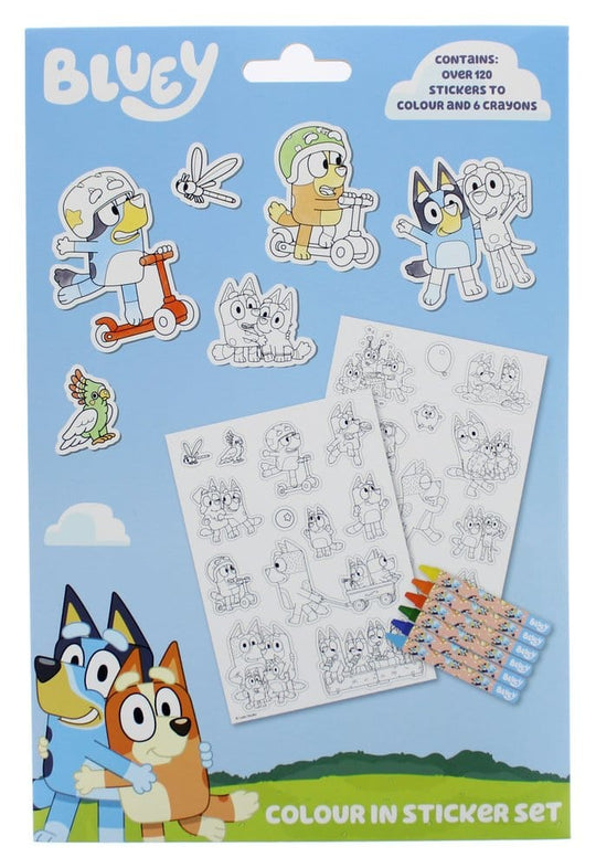 Bluey Sticker-Malset