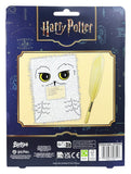 Harry Potter Plüsch Notizbuch Set mit Stift Hedwig Magical Locations