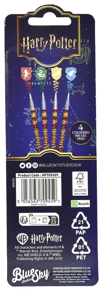 Harry Potter Gelstifte 4er-Pack Magical Locations