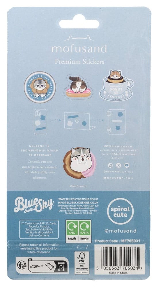 Mofusand Sticker-Set Premium