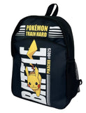 Pokémon Rucksack Pokémon Train Hard Schwarz