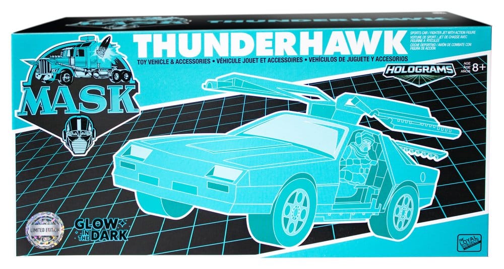 M.A.S.K. Fahrzeug Thunderhawk Hologram Variant (Glow in the Dark) The Loyal Subjects
