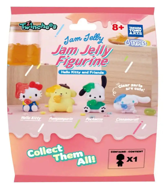 Sanrio Twinchees Minifiguren Hello Kitty & Friends Jam Jelly 5 cm Blind Pack Display (24)