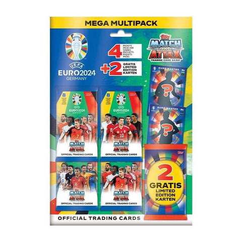 UEFA EURO 2024 Trading Cards Mega Multipack - Smalltinytoystore