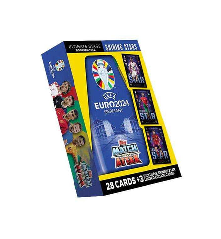 UEFA EURO 2024 Trading Cards Booster Tin Sortiment (6) - Smalltinytoystore