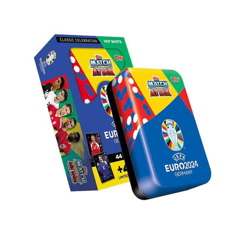 UEFA EURO 2024 Trading Cards Mega Tin Sortiment (6) - Smalltinytoystore