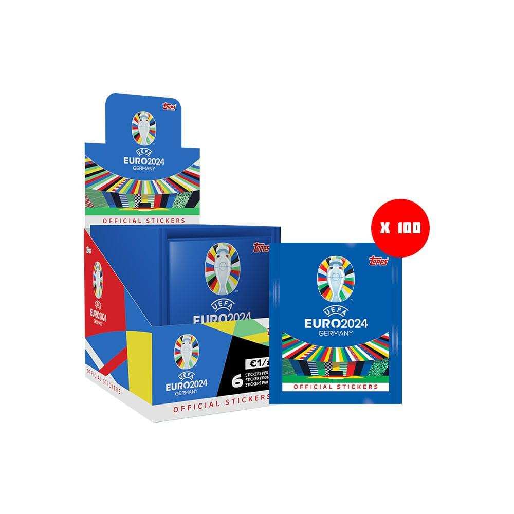 UEFA EURO 2024 Sticker Collection Display (100) - Smalltinytoystore