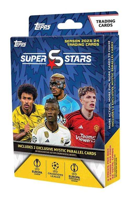 UEFA Champions League Super Stars 2023/24 Sammelkarten Hanger Pack *Englische Version* - Smalltinytoystore