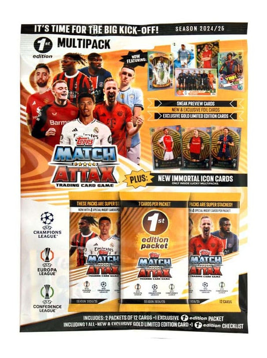 UEFA Club Competitions Match Attax TCG Saison 2024/25 1st Edition Multipack *Deutsche Version*