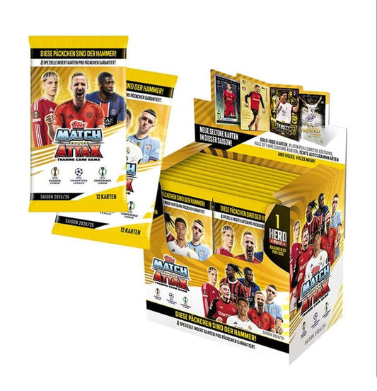 UEFA Club Competitions Match Attax TCG Saison 2024/25 Booster Display (24) *Deutsche Version*