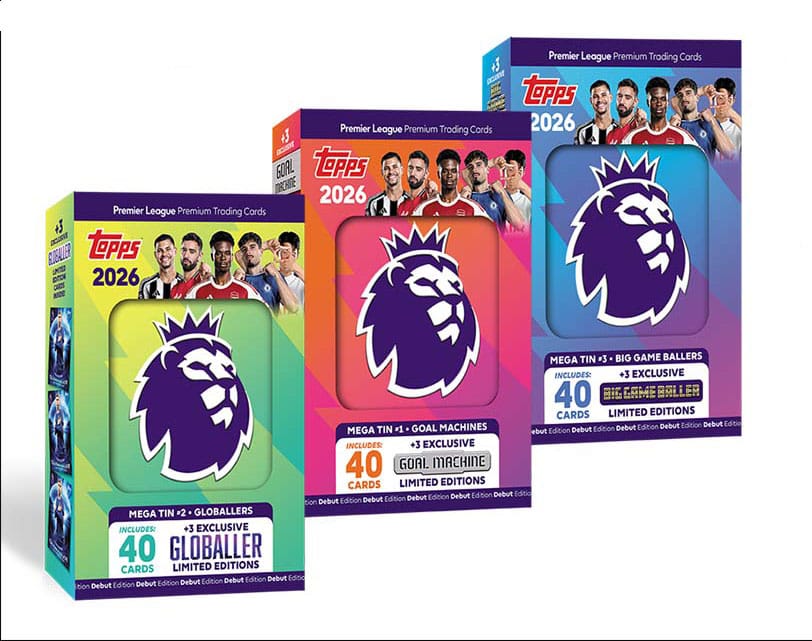 Premier League 2025/26 Trading Cards Mega Tin
